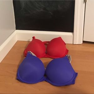 Two bras